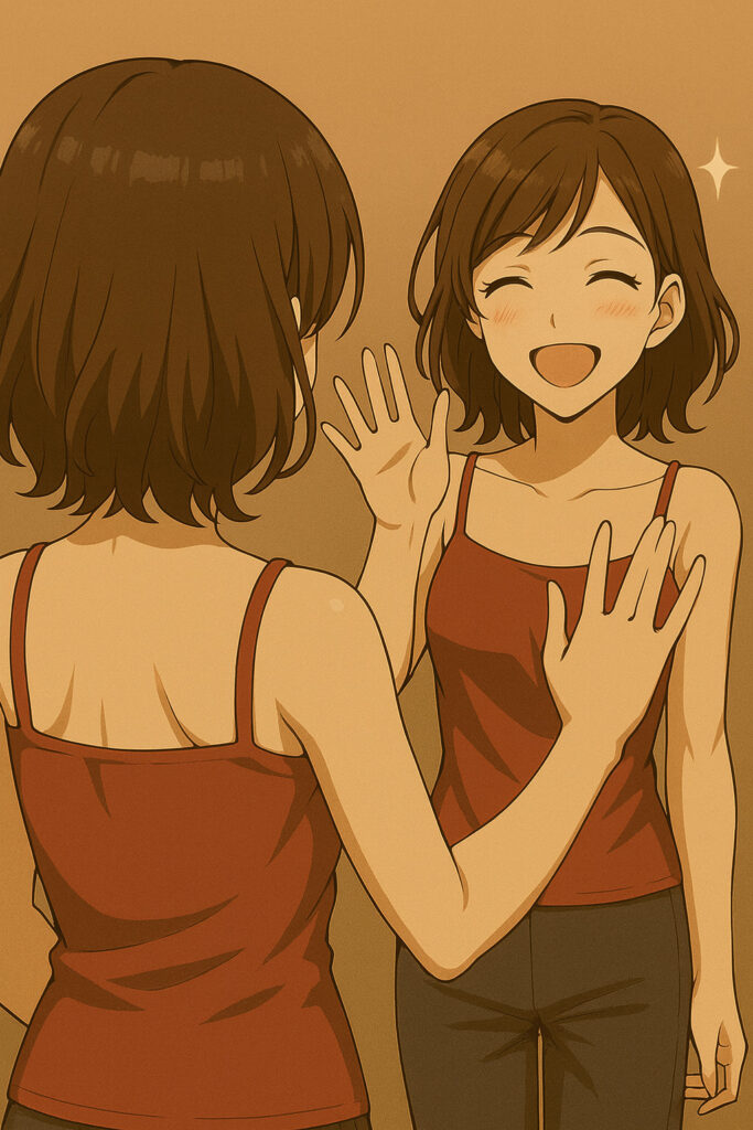 仕草と心の切り替え
