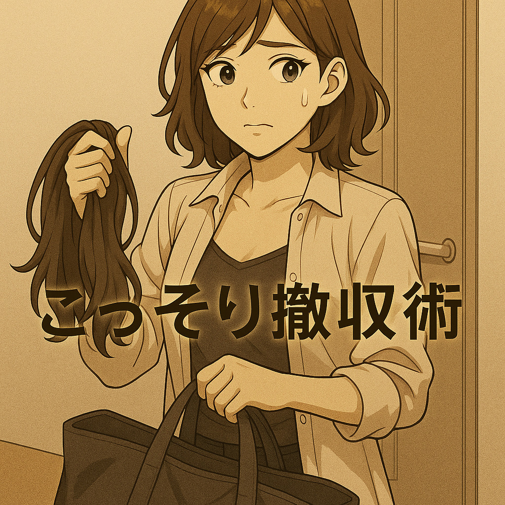 こっそり女装の終わらせ方|バレない撤収の全手順