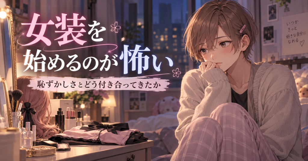 女装を始めるときに感じる恥ずかしさと人の目