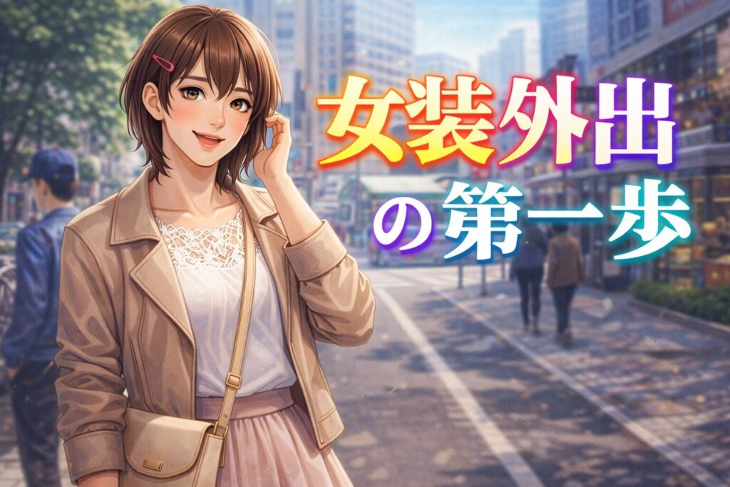 女装外出の第一歩|安心して挑戦できる小さな外出の始め方