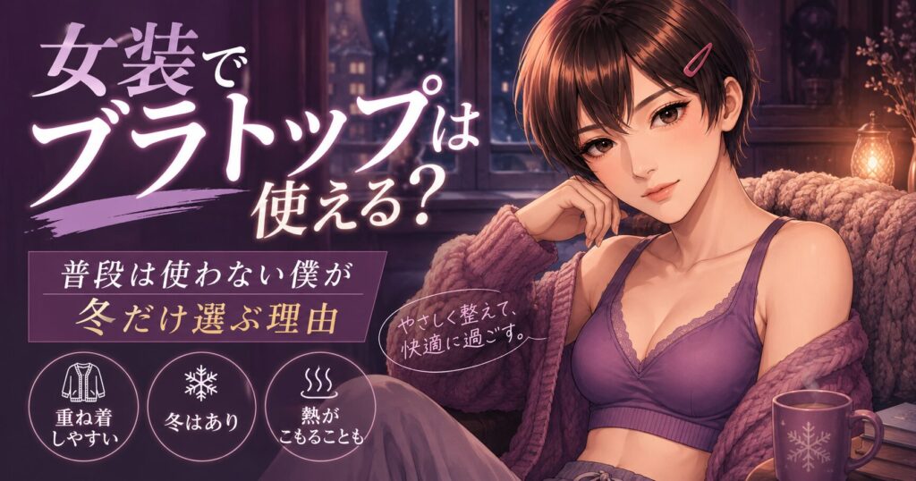 女装でブラトップを冬だけ使う理由