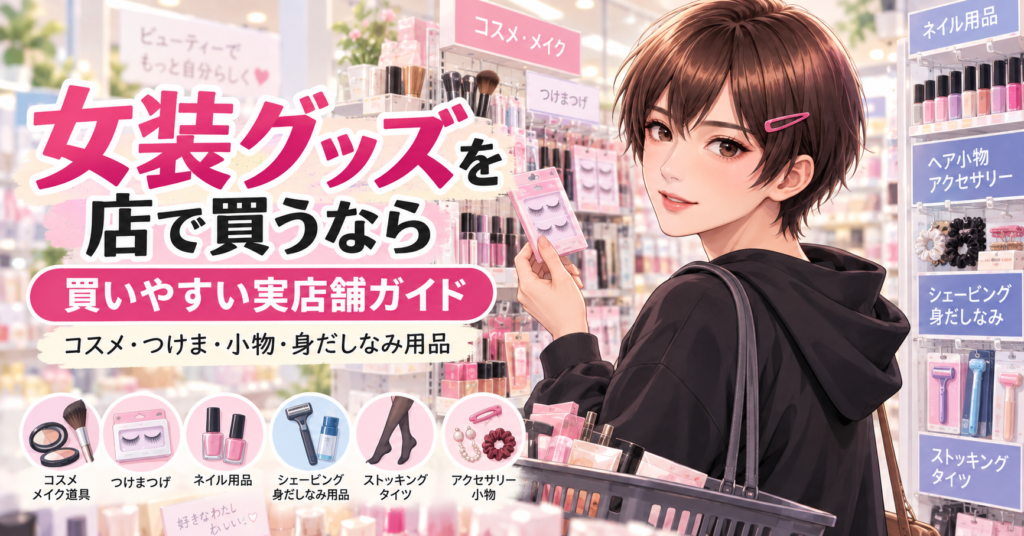 女装グッズを実店舗で買える店