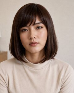 首下まで隠す服でも喉仏が目立たなくなる説明の写真
